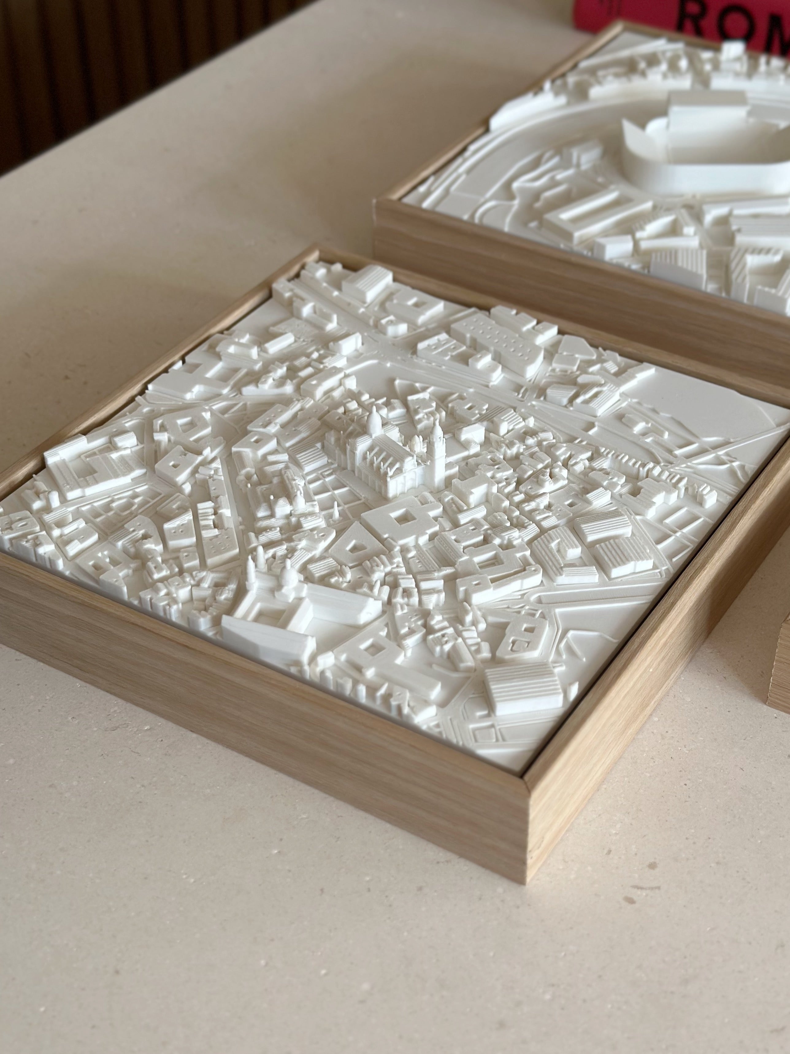 Salamanca Compact mapa 3D en relieve