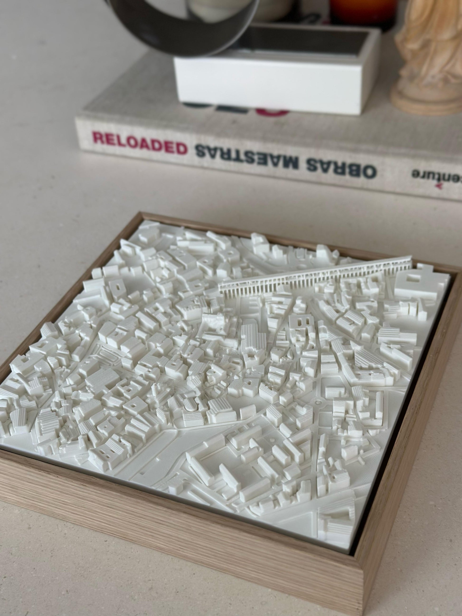 Segovia Compact mapa 3D en relieve