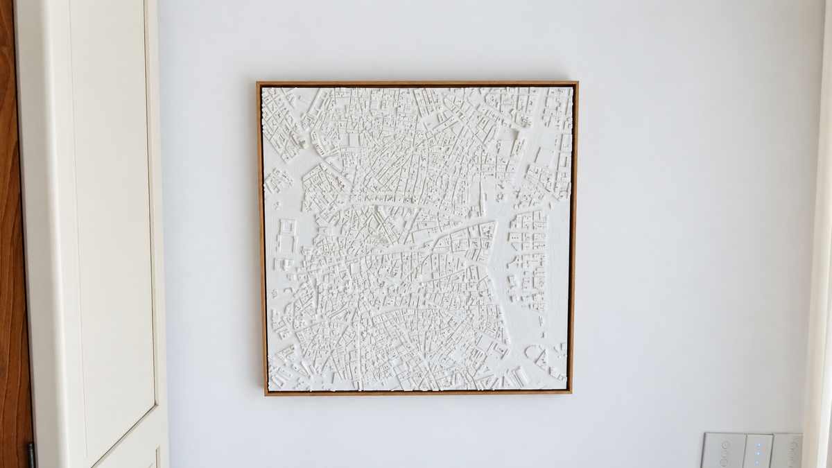 Formato King · mapa 3D en relieve WalledMaps