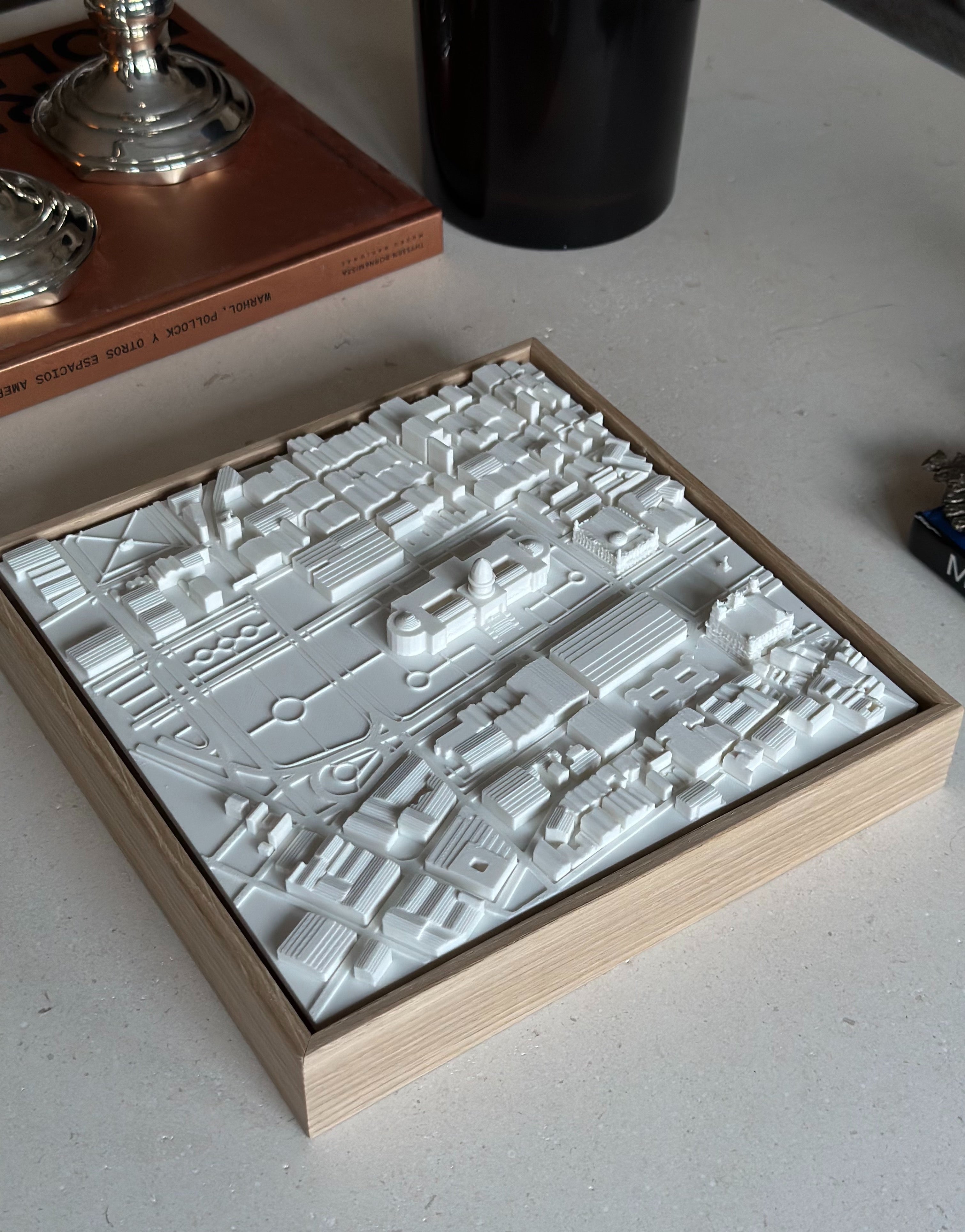 La Habana Compact mapa 3D en relieve