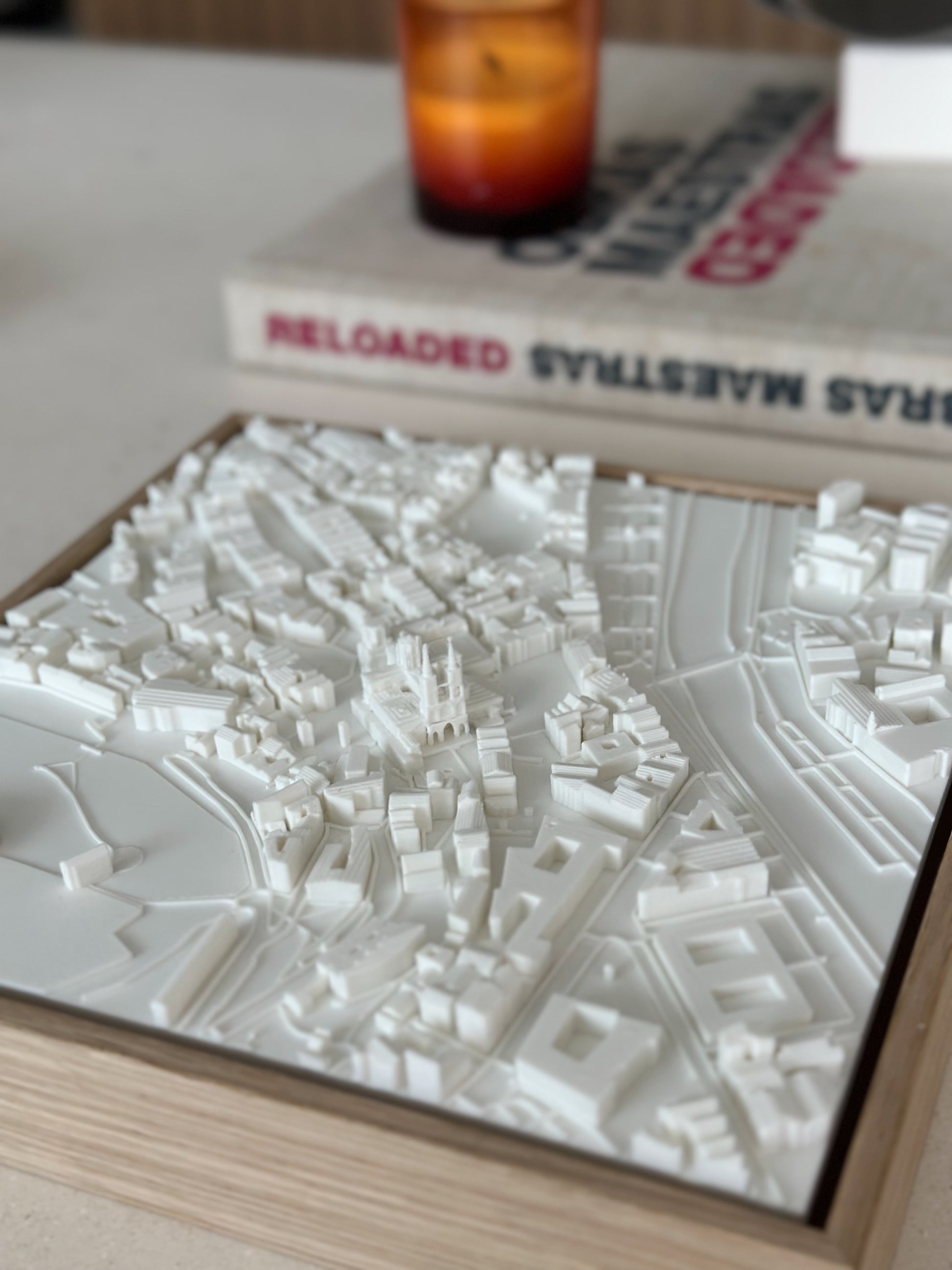Burgos Compact mapa 3D en relieve