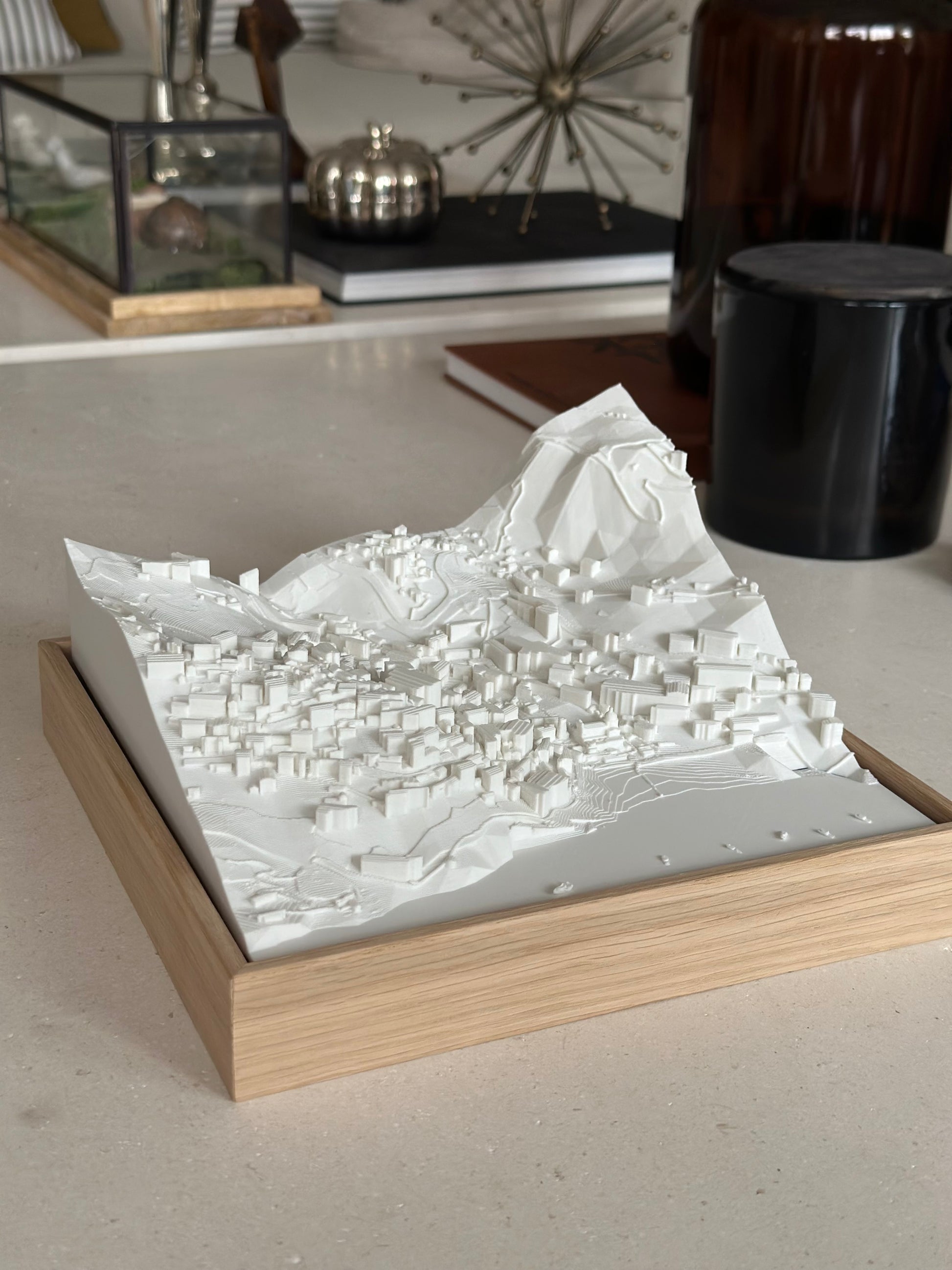 Positano Compact mapa 3D en relieve