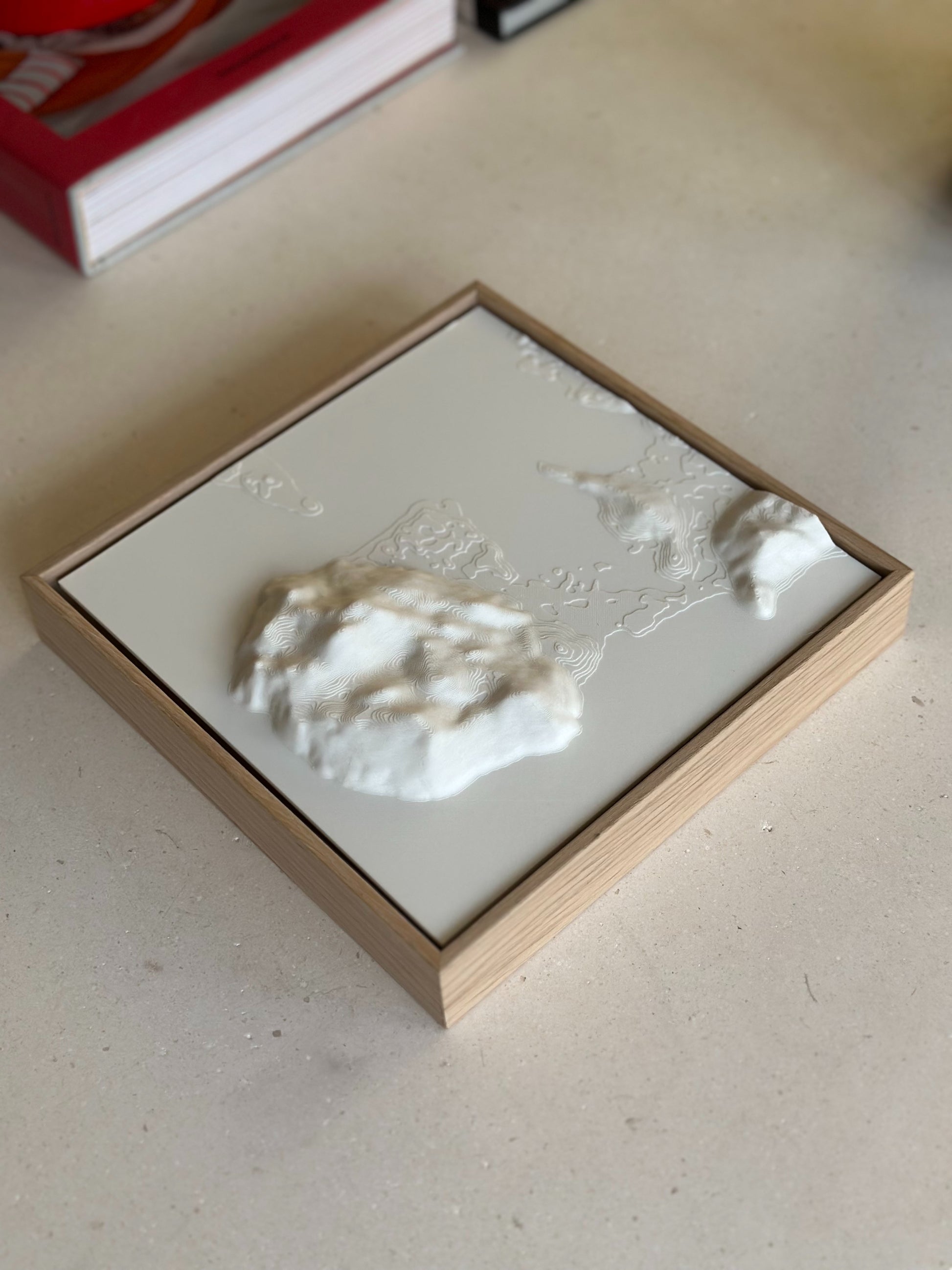 Santoña Compact mapa 3D en relieve