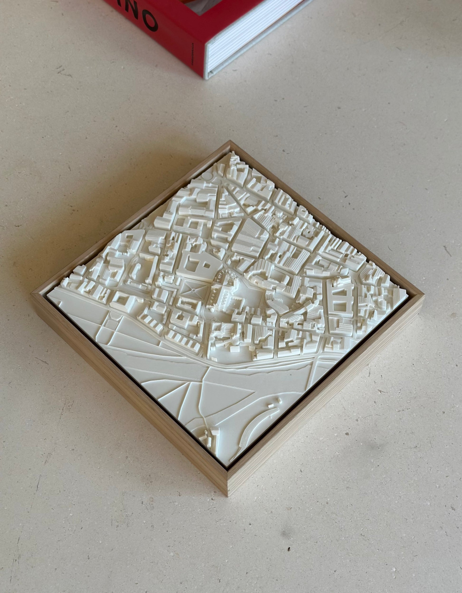 Palencia Compact mapa 3D en relieve