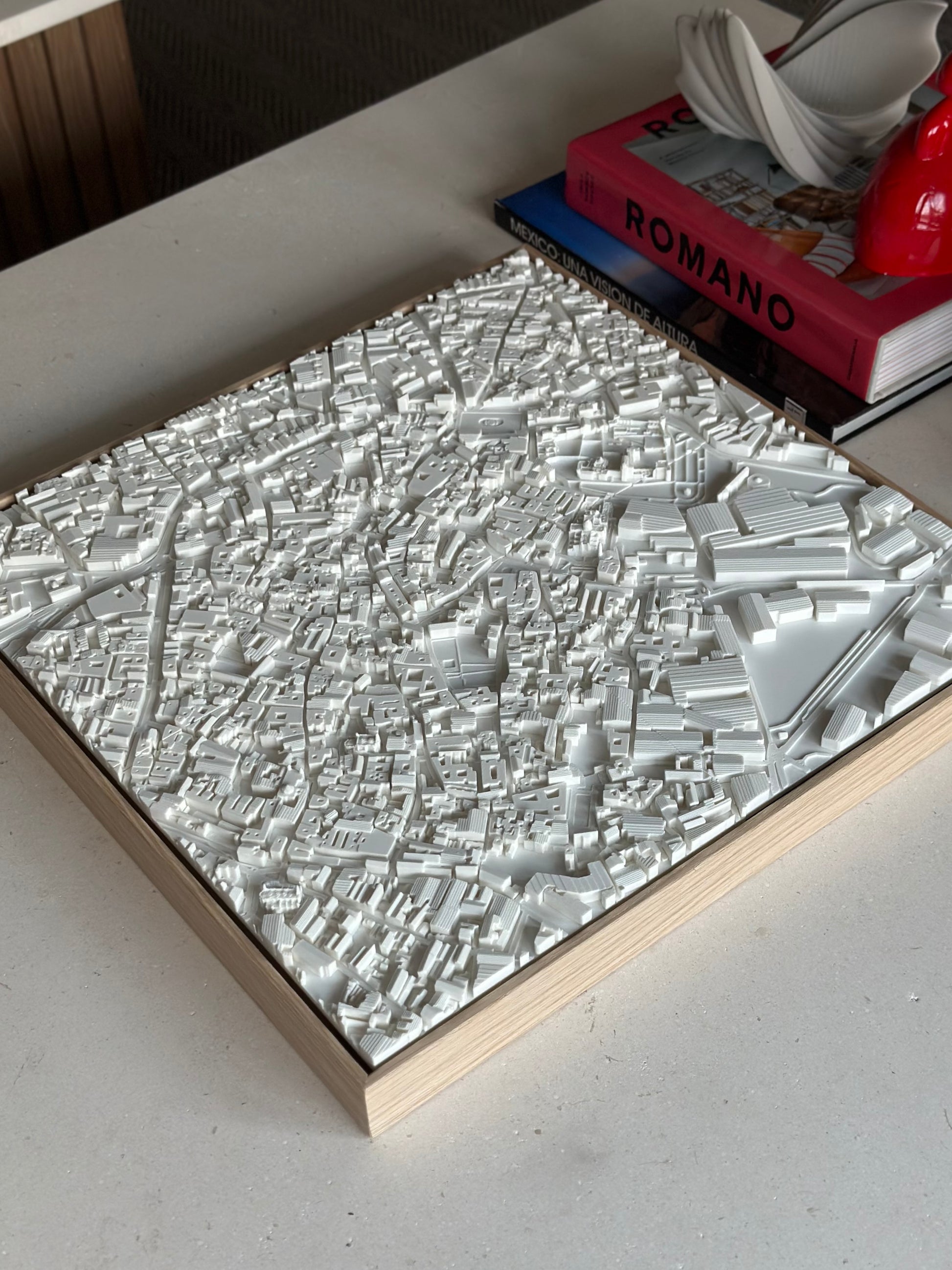 Jerez Moderate mapa 3D en relieve