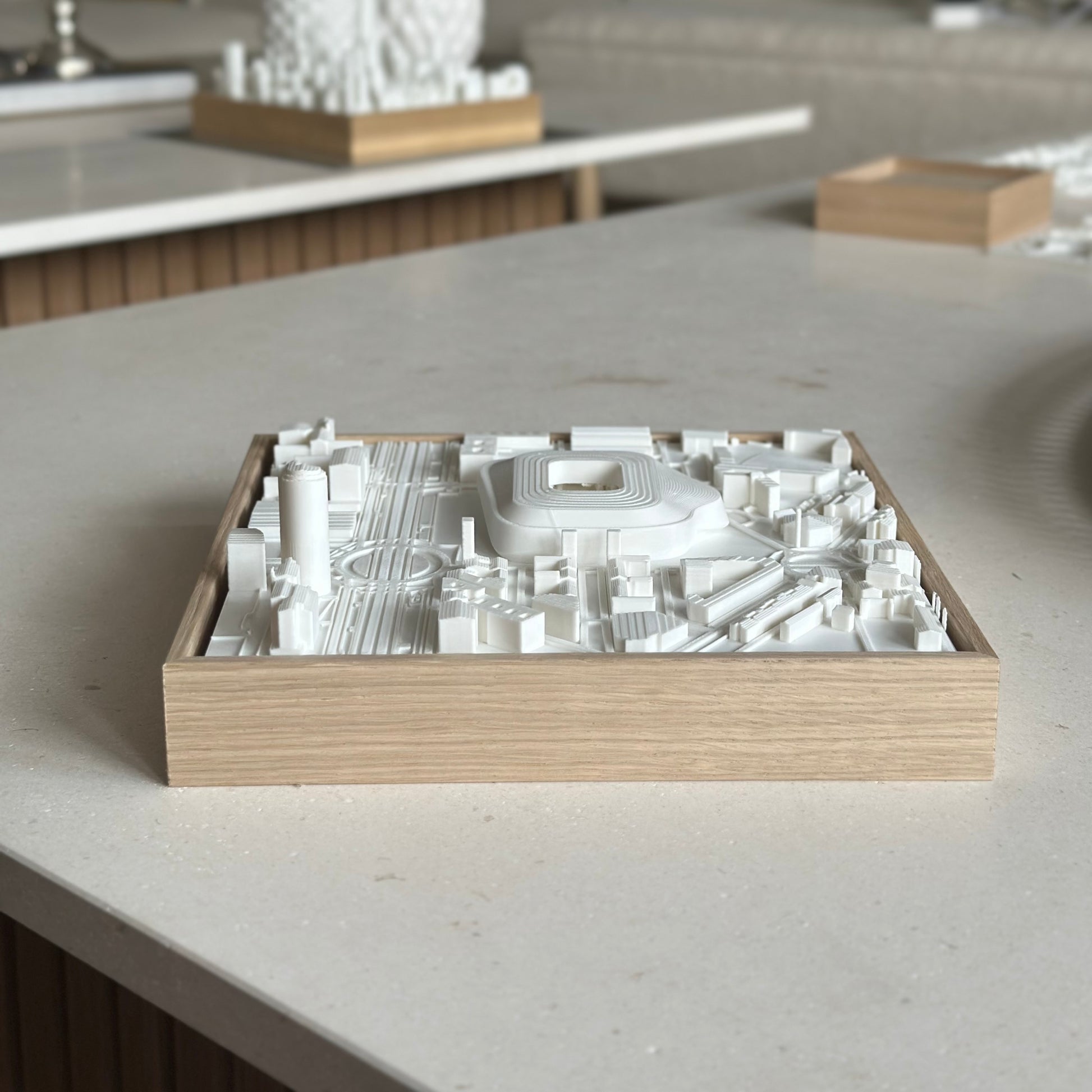 Madrid · Chamartín Compact mapa 3D en relieve