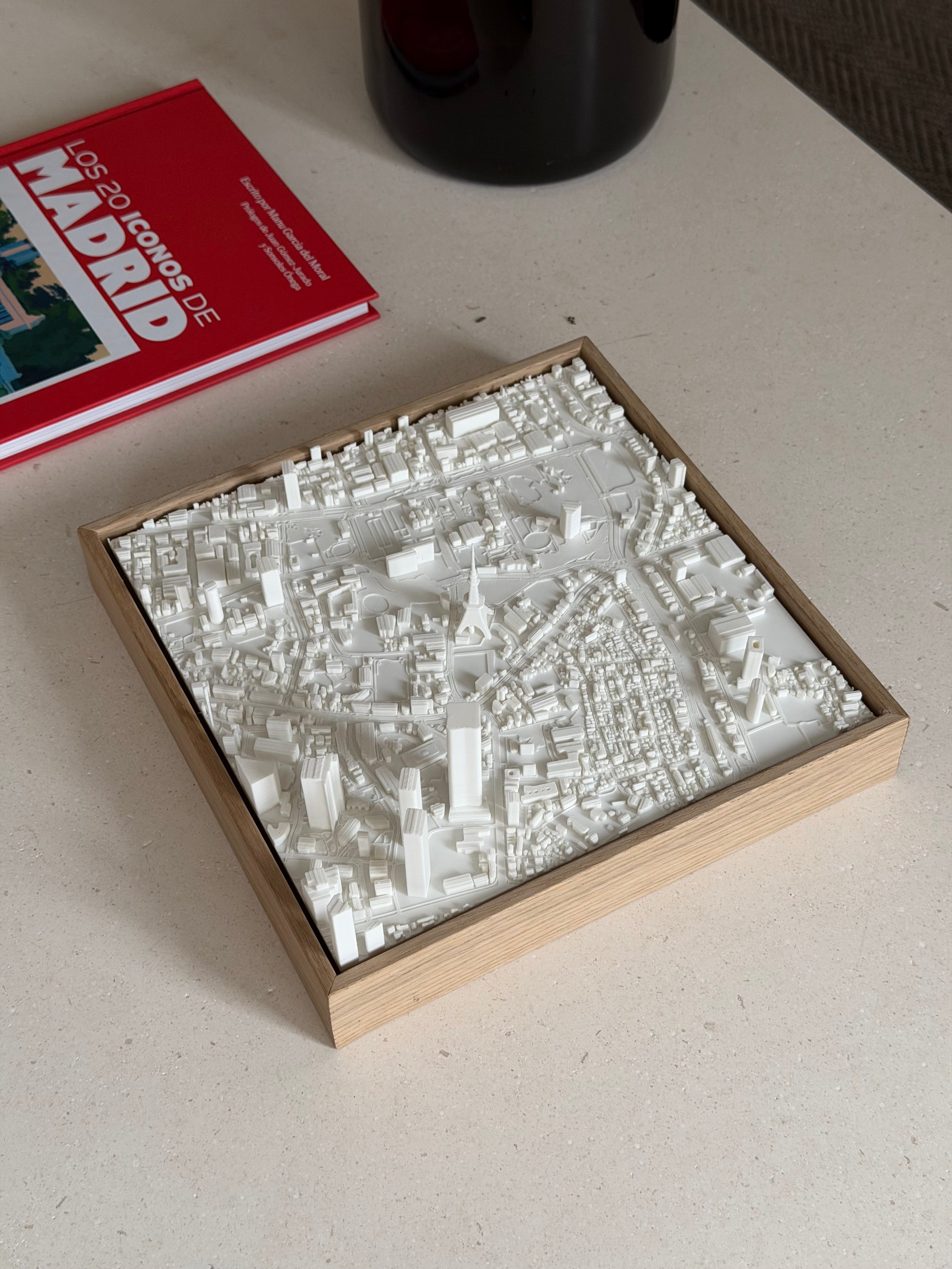 Tokyo in 3D · Oak-framed relief map | WalledMaps