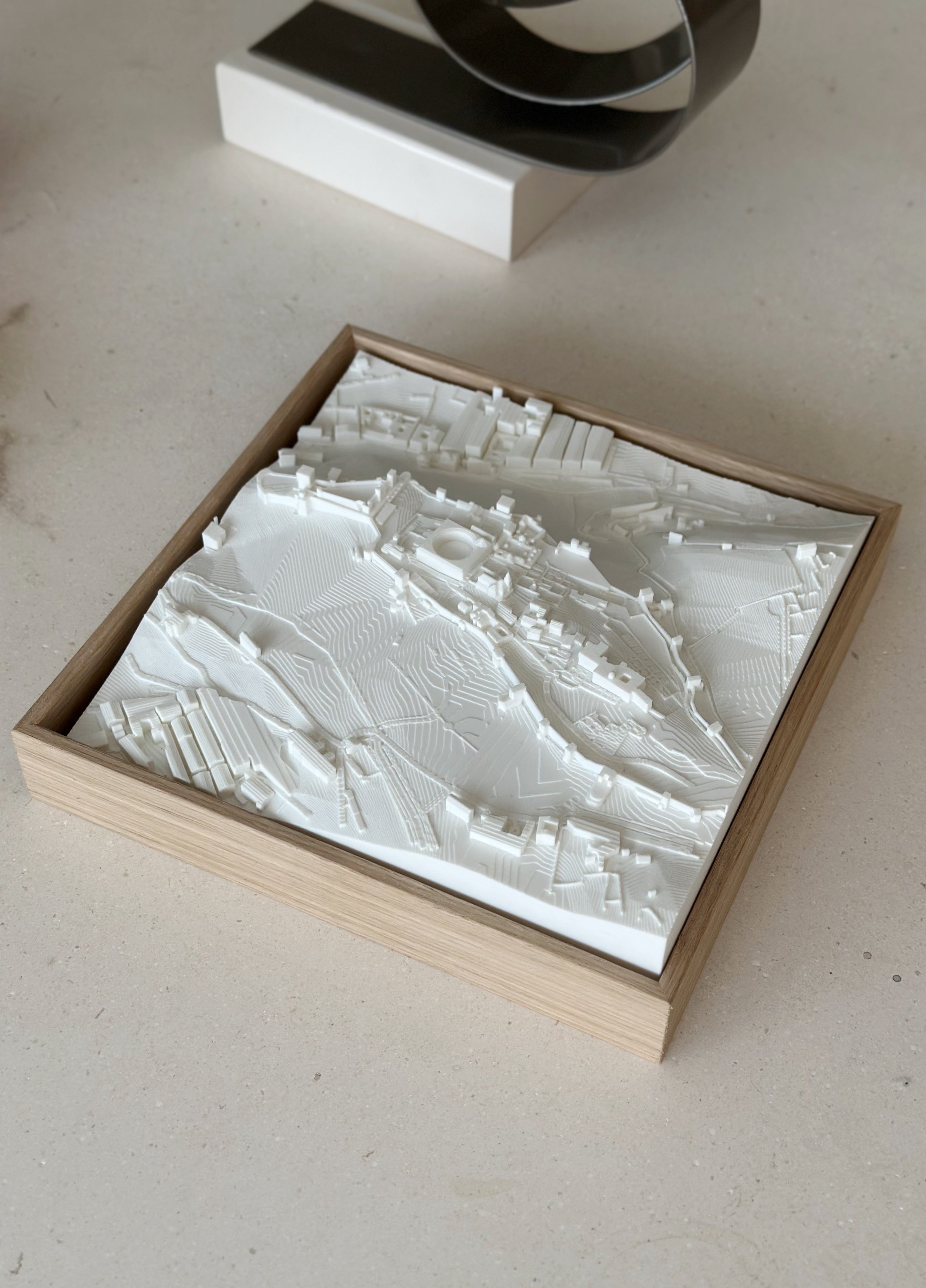 Granada Compact mapa 3D en relieve