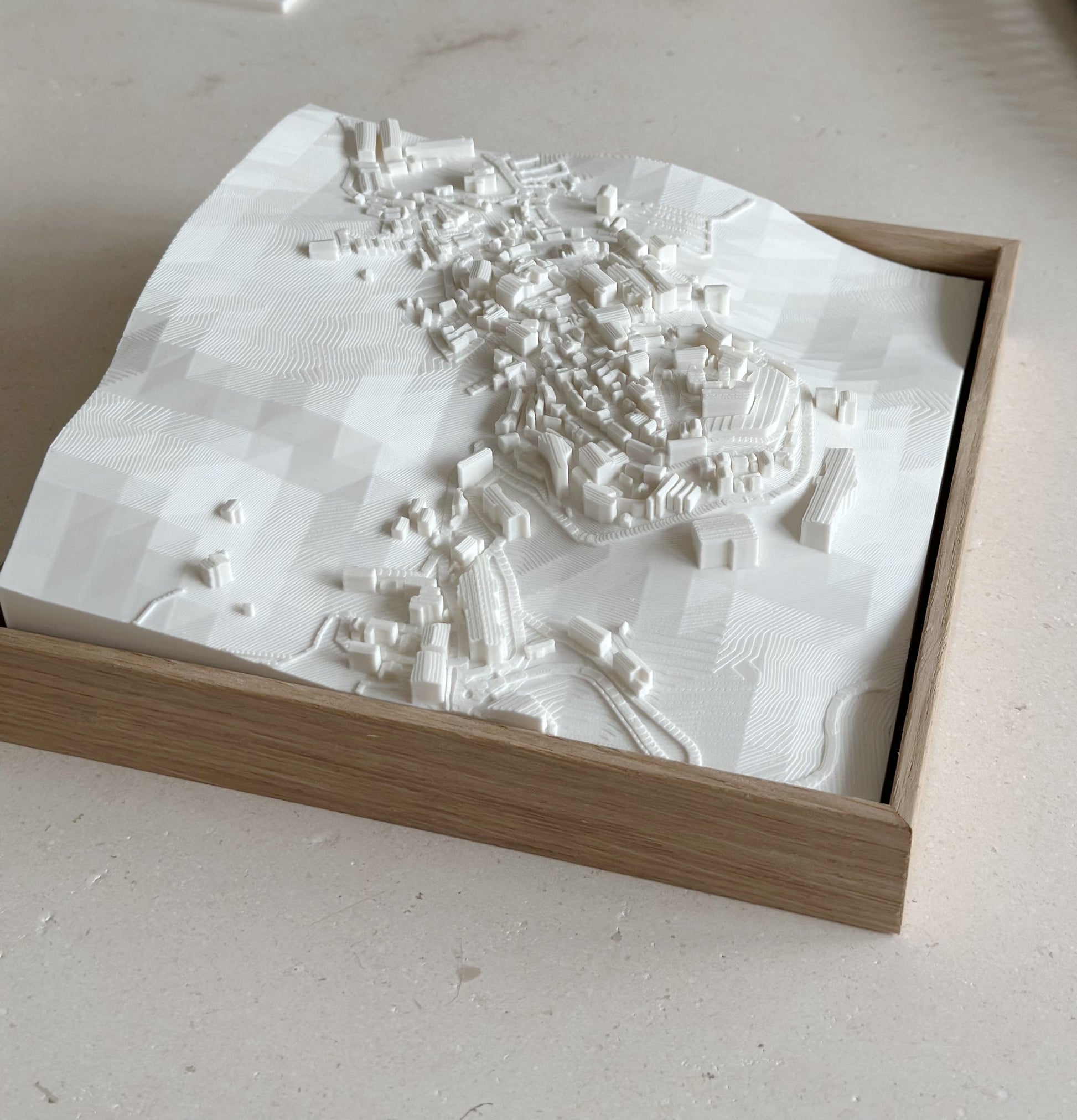 Mojacar Compact mapa 3D en relieve