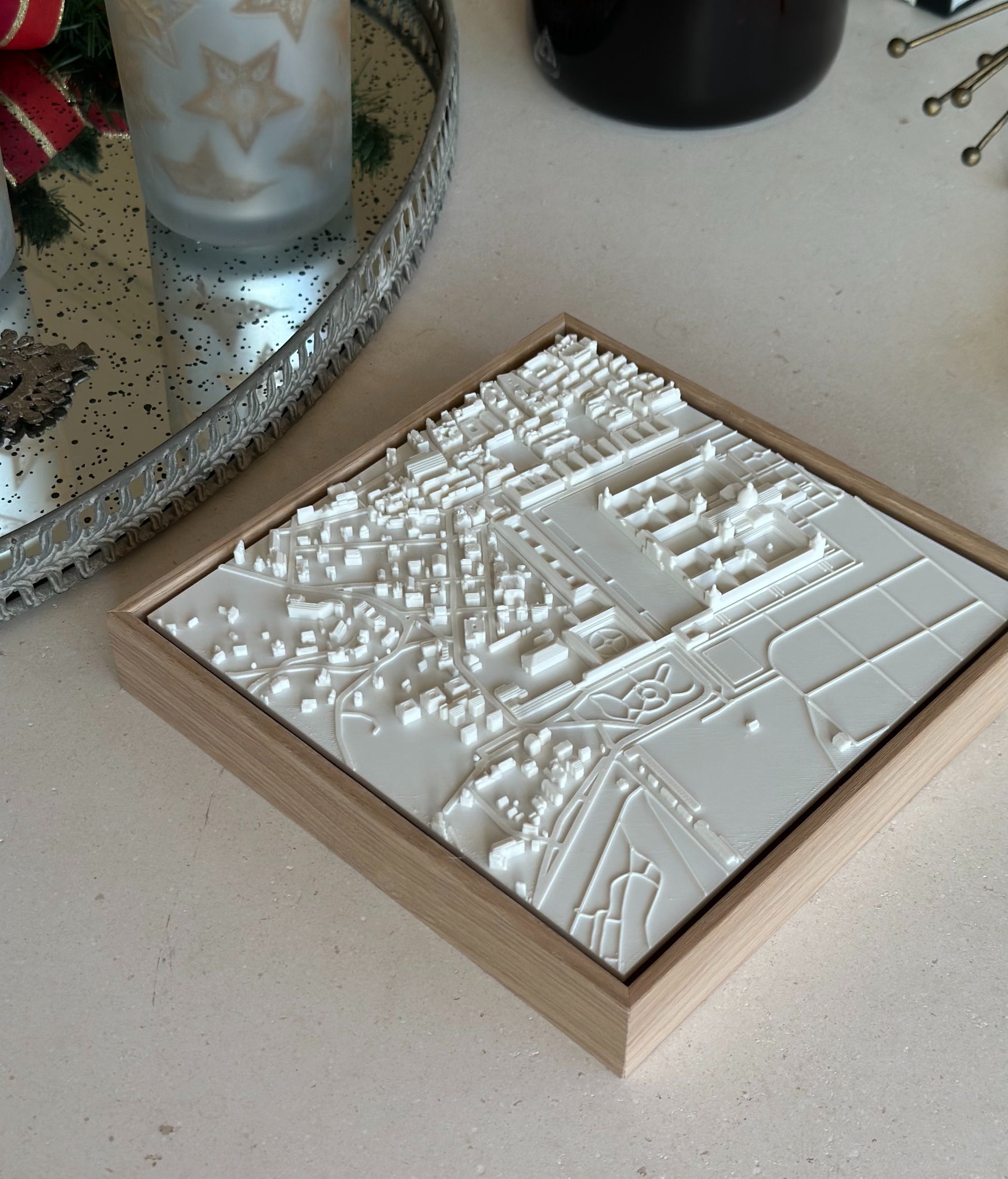 El Escorial Compact mapa 3D en relieve