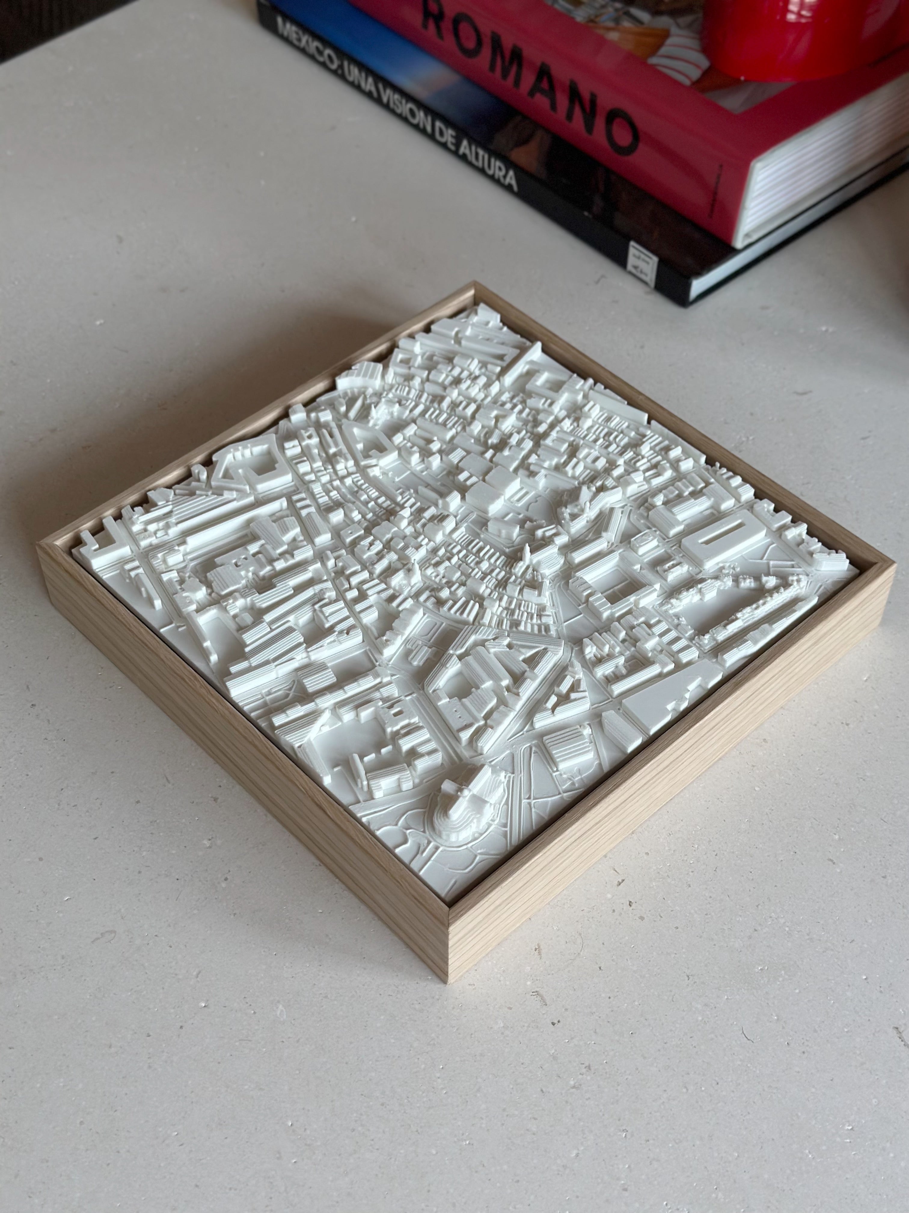 Vitoria Compact mapa 3D en relieve