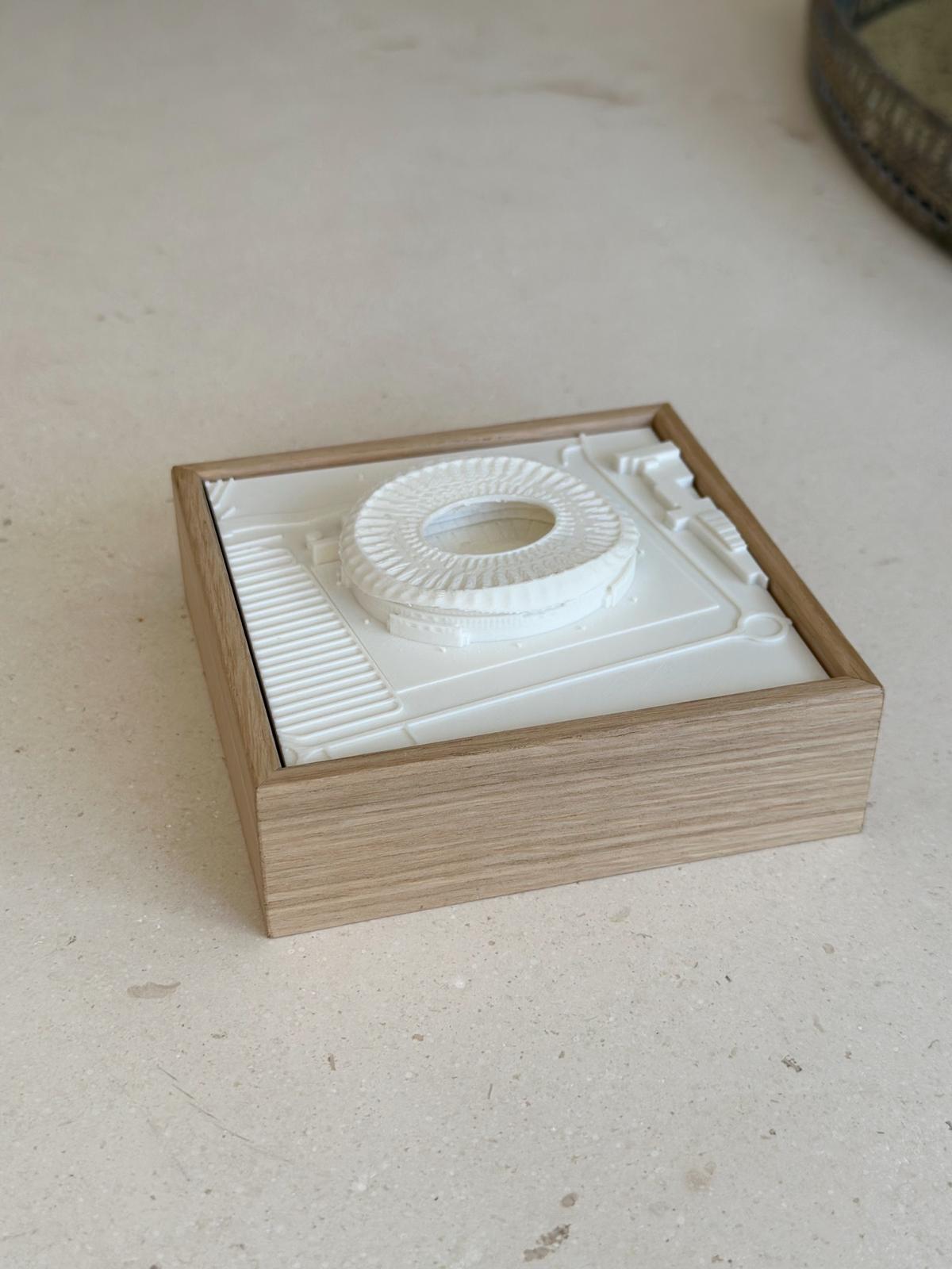 Madrid · Metropolitano MINI mapa 3D en relieve